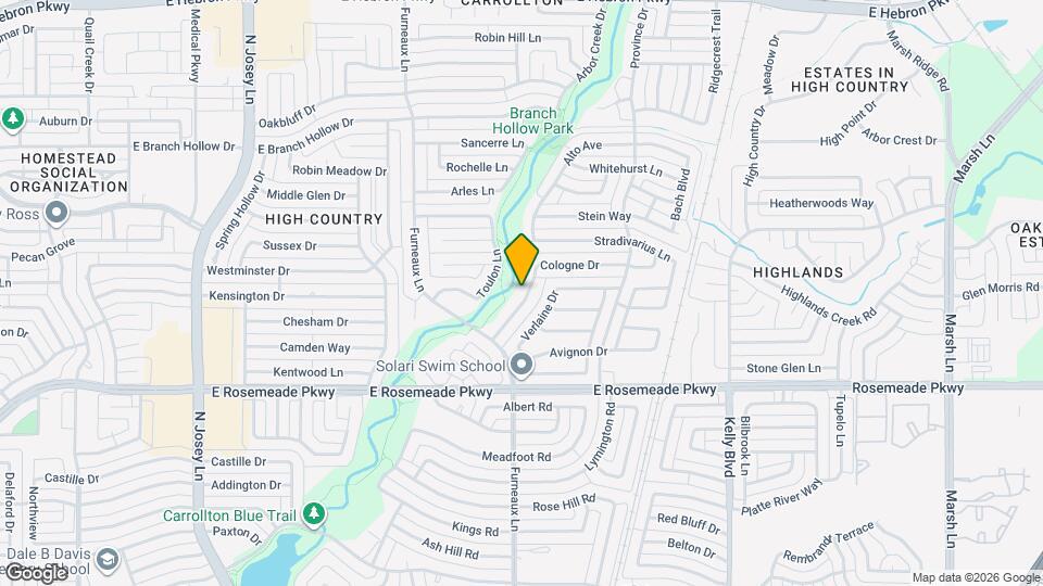 2019 Cologne Dr, Unit 3512 Mapa y Detalles de la Ubicación