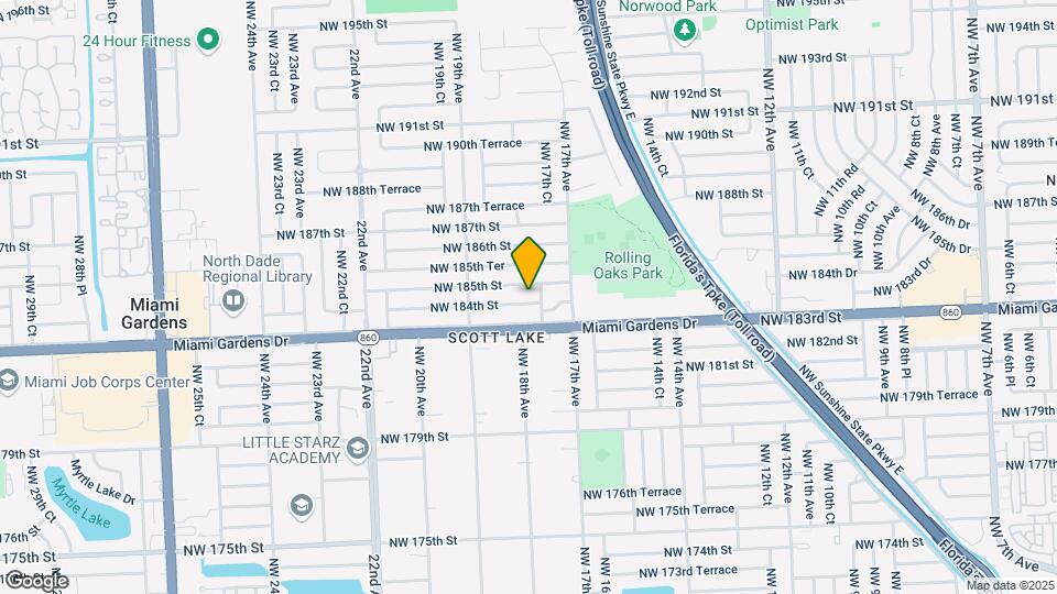 1761 NW 184th St Map and Location Details