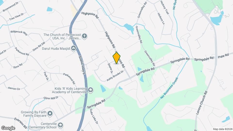 2918 Ashly Brooke Ct Map and Location Details