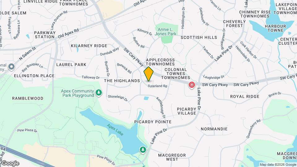 1104 Suterland Rd Map and Location Details