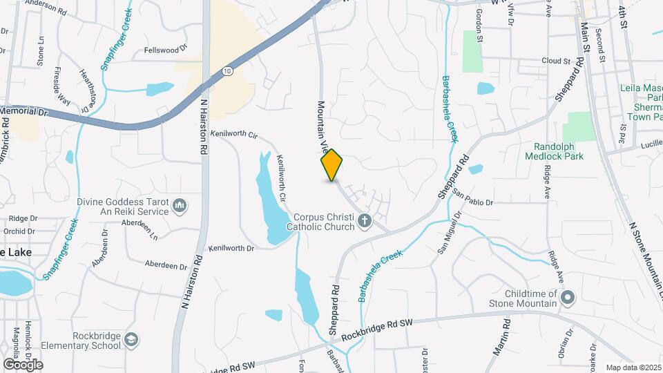 694 Mountain View Dr Map and Location Details