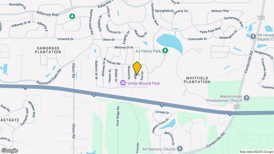 3223 Albert Dr Mapa y Detalles de la Ubicación