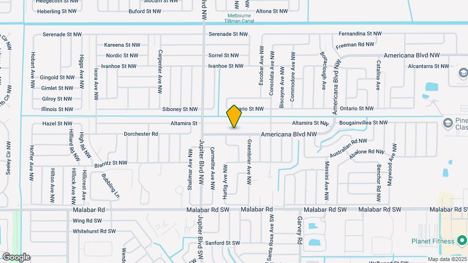 837 Americana Blvd NW Map and Location Details