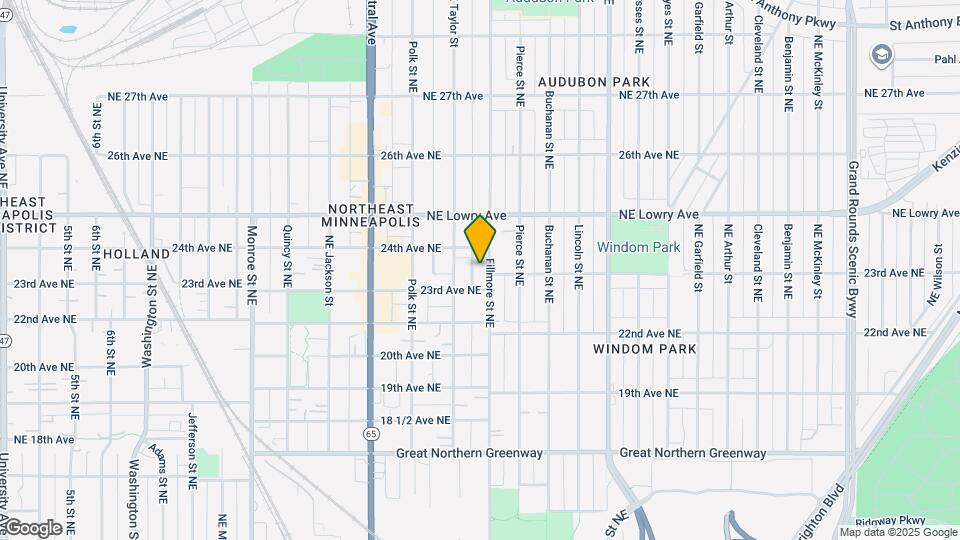 2318 Fillmore St NE Map and Location Details