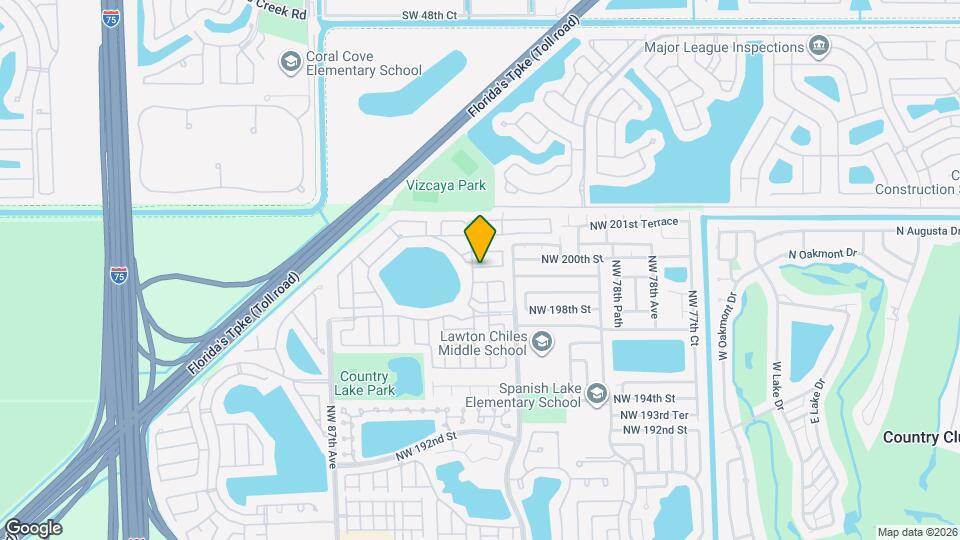 8248 NW 199th Terrace Map and Location Details