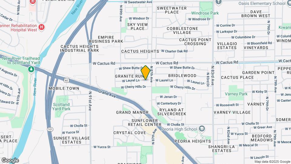 8733 W Laurel Ln Map and Location Details