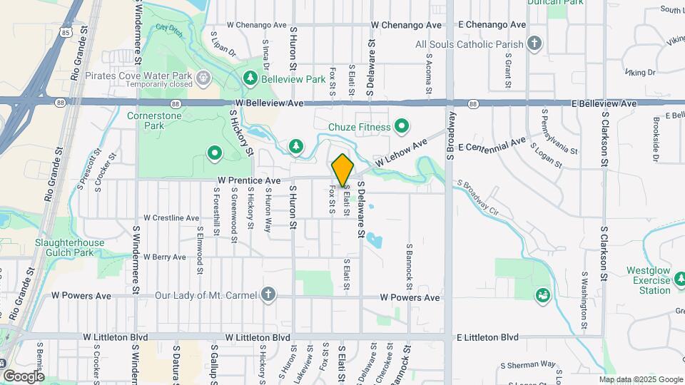 5339 S Elati St Map and Location Details