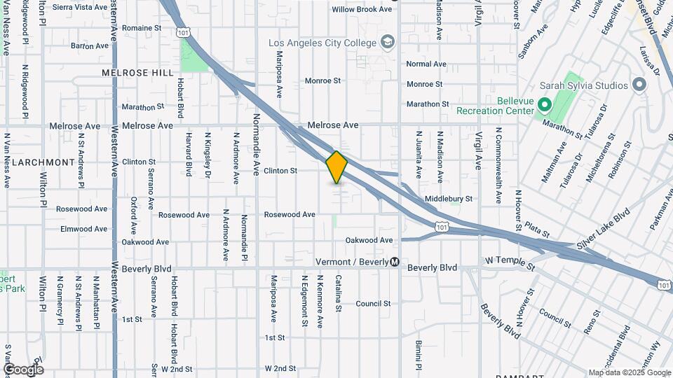 543 N Heliotrope Dr Map and Location Details