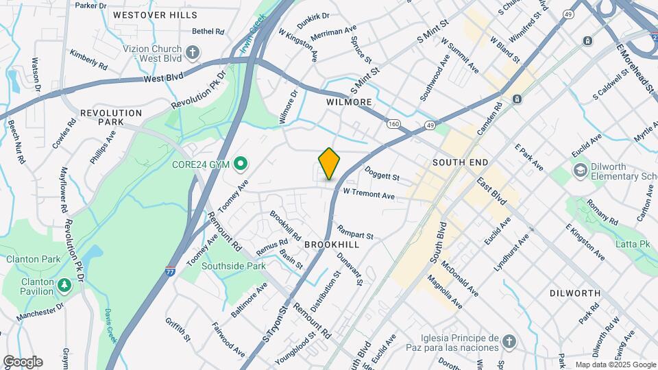 418 W Tremont Ave Map and Location Details