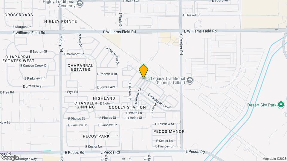 2732 S Arroyo Ln Map and Location Details