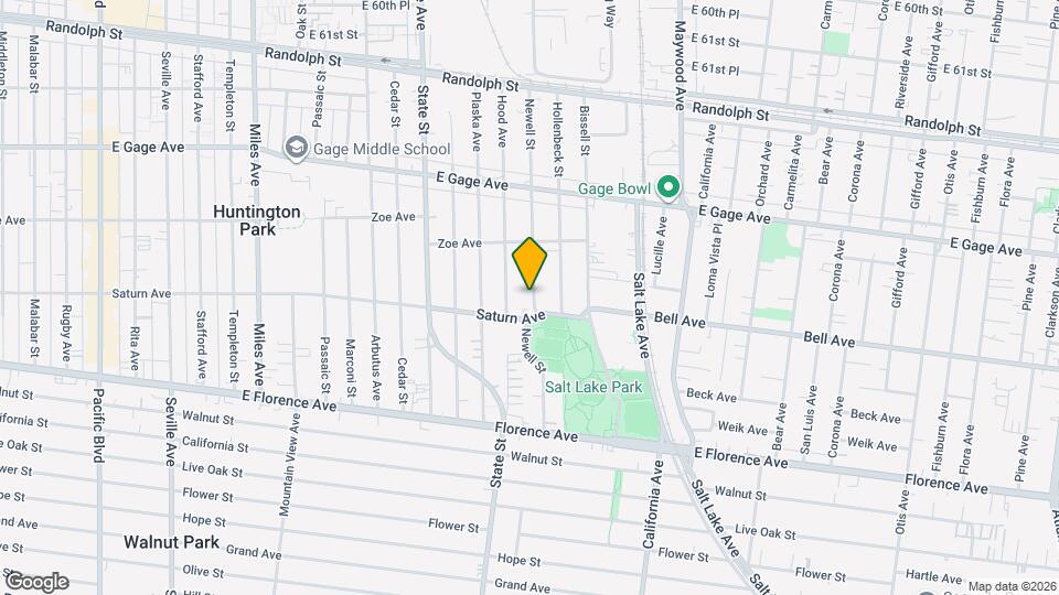 6835 Newell St Map and Location Details