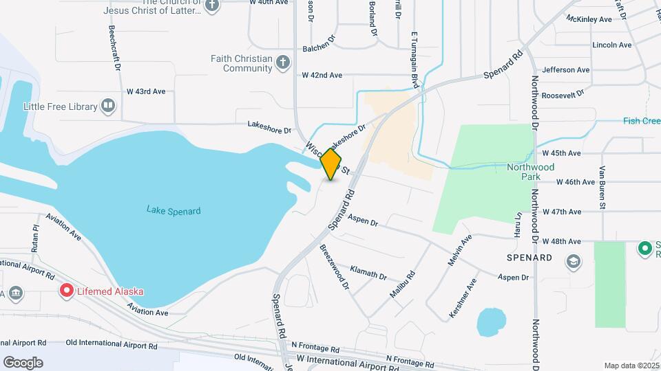 4610 Spenard Rd Map and Location Details