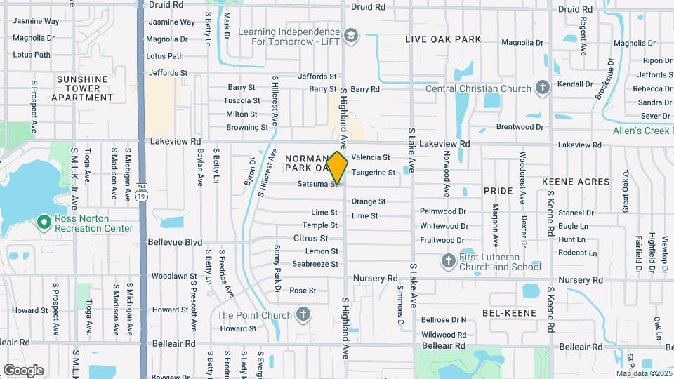1465 Satsuma St Map and Location Details