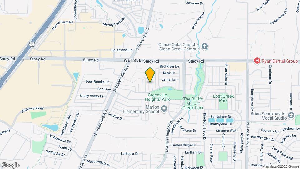 1709 Terrell Dr Map and Location Details