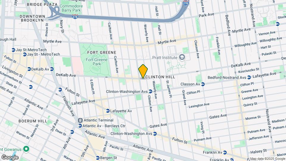 258 Dekalb Ave Mapa y Detalles de la Ubicación