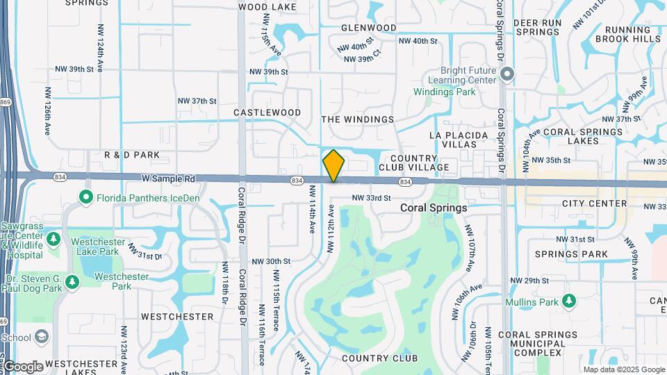 11280 W Sample Rd Map and Location Details