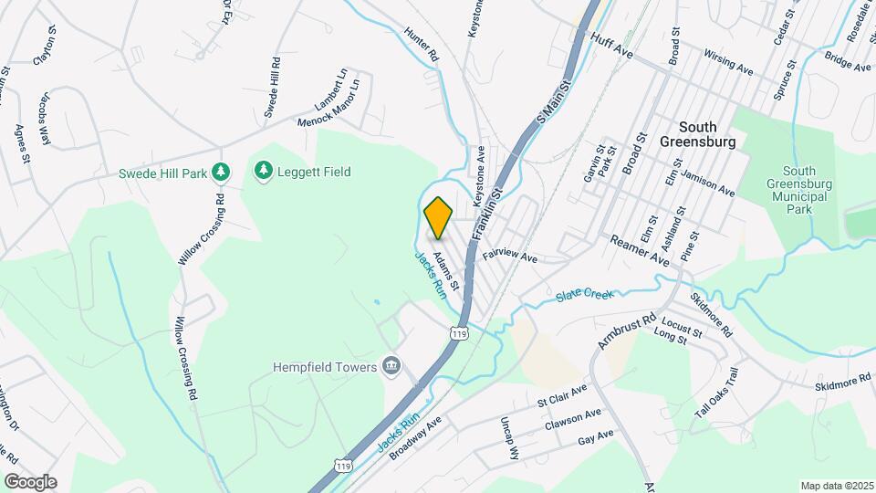 2019 Highland Ave Map and Location Details