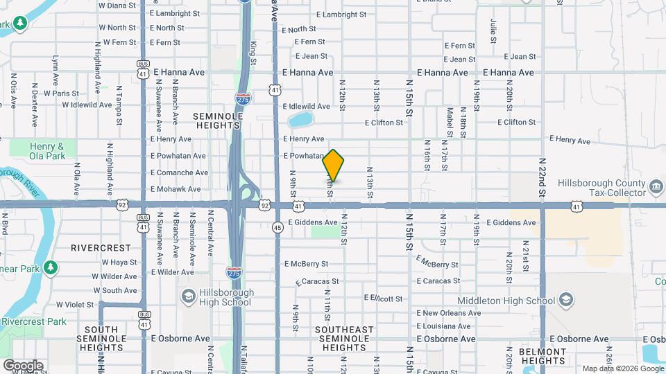 1200 E Mohawk Ave, Unit A Mapa y Detalles de la Ubicación