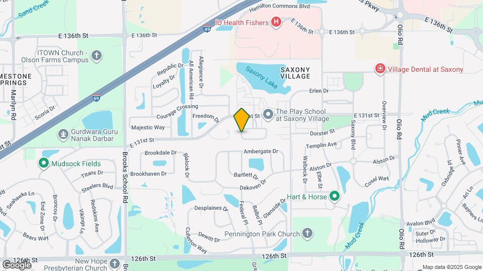 13004 W Elster Way Map and Location Details