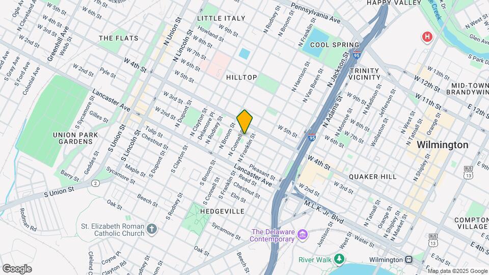 1314 W 3rd St Map and Location Details