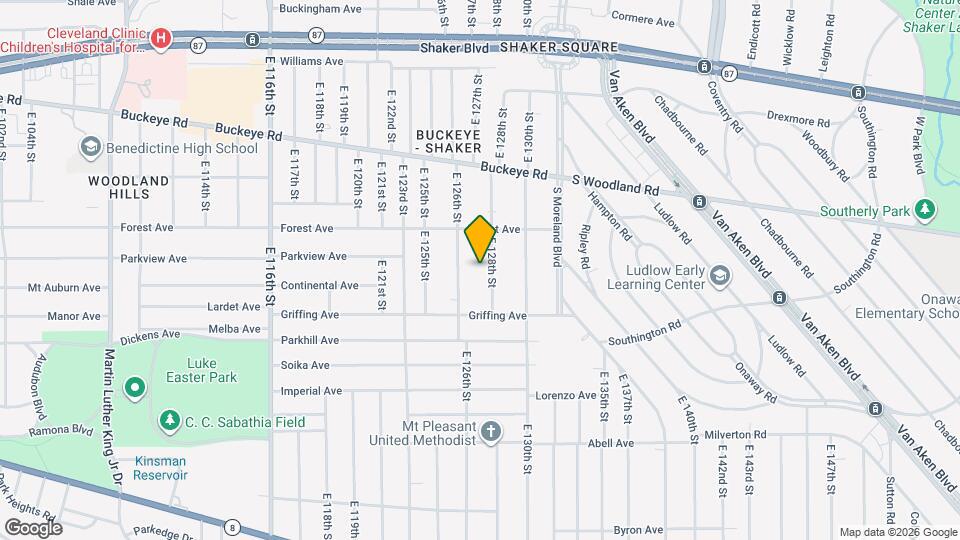 3018 E 128th St Map and Location Details