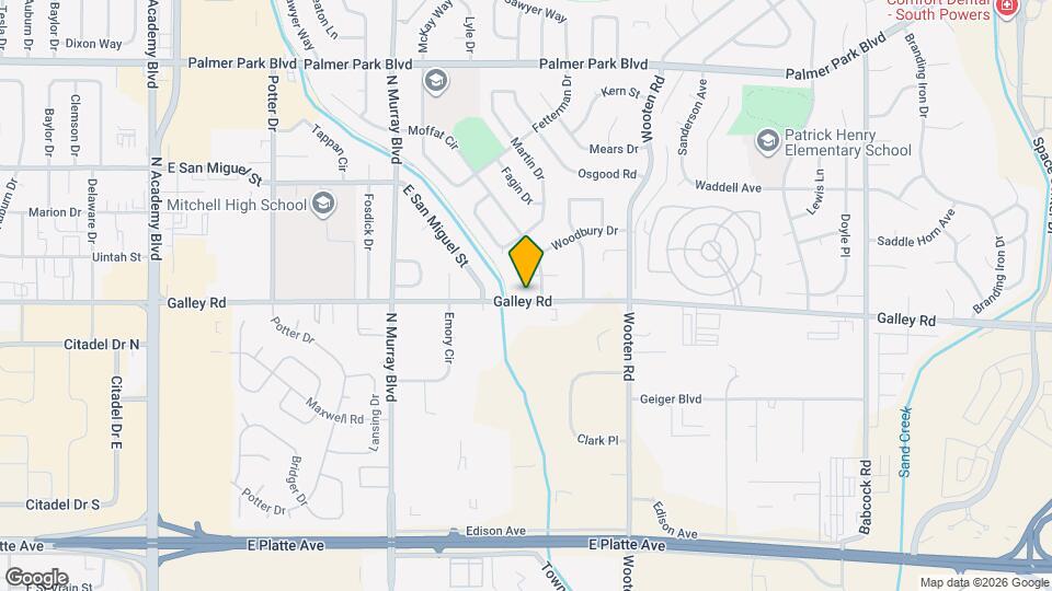4524 Galley Rd Map and Location Details