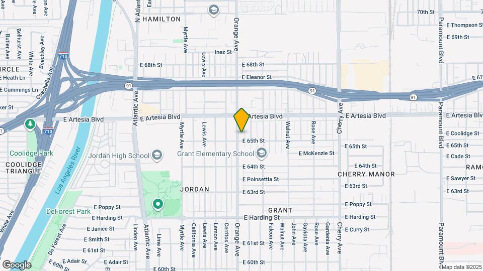 6524 Orange Ave Map and Location Details