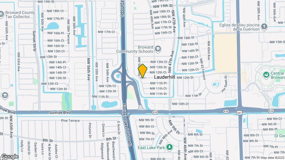 4970 NW 12th St Map and Location Details