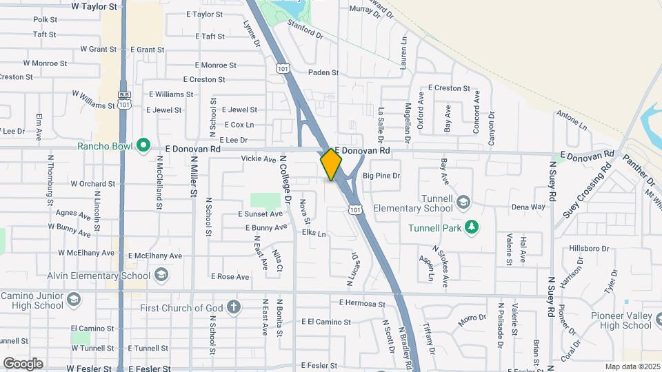 1339 N Bradley Rd Map and Location Details