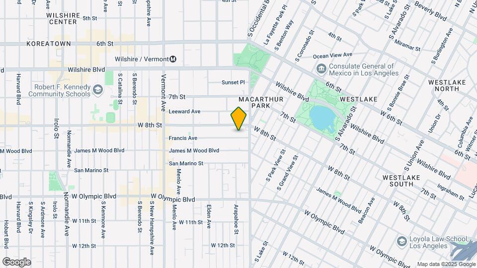2737 Francis Street Mapa y Detalles de la Ubicación