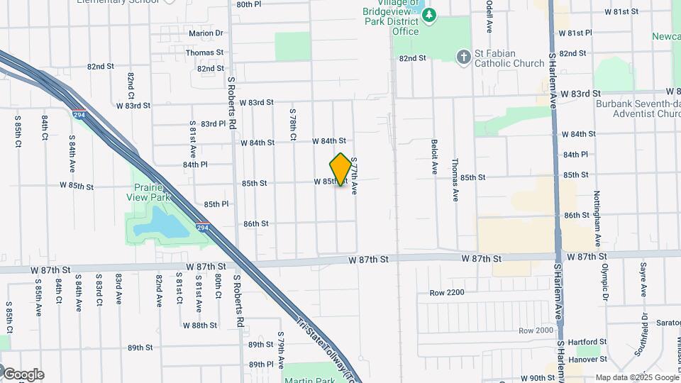 8505 S 77th Ct Map and Location Details