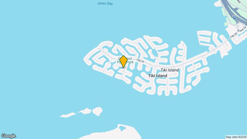 1702 Castaway St Mapa y Detalles de la Ubicación
