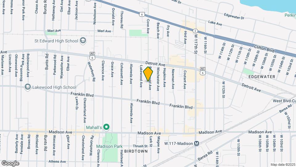 1472 Ridgewood Ave Map and Location Details