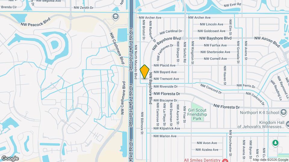 842 NW Tremont Ave Map and Location Details