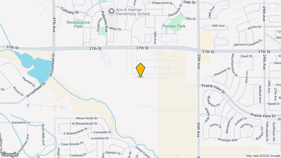3916 Pinnacles Ct Map and Location Details