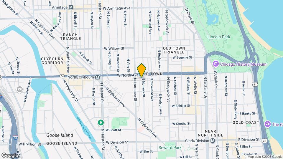 1546 N Mohawk St Map and Location Details