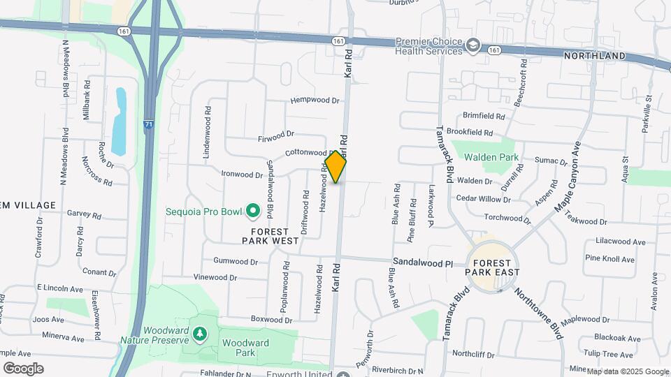 5531 Karl Rd Map and Location Details