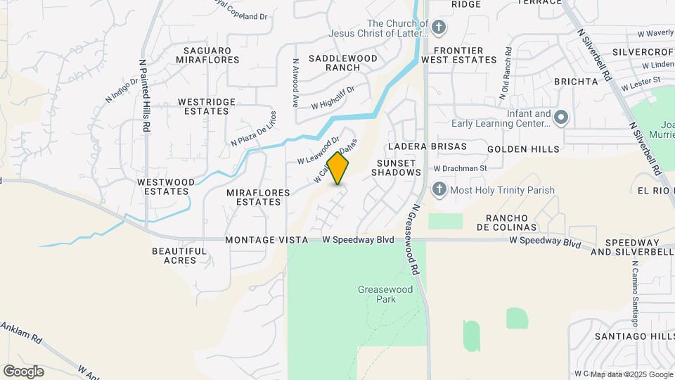 2752 W Begonia Pl Map and Location Details