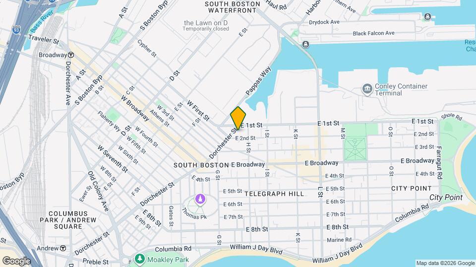 284 E 2nd St Map and Location Details