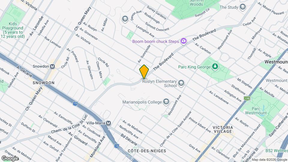 4760 The Boulevard Map and Location Details