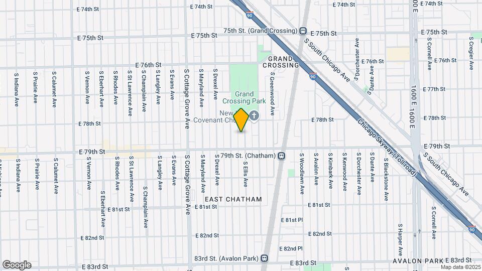 7828-7830 S Ellis Ave Map and Location Details