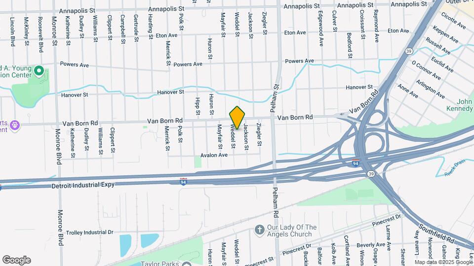 5847 Weddel St Map and Location Details