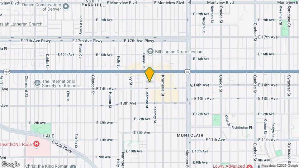 1416-1428 Jasmine St Map and Location Details