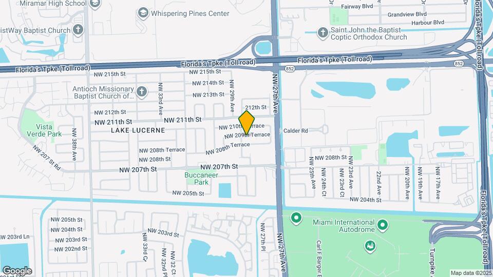 2830 NW 209th Terrace, Unit house Map and Location Details