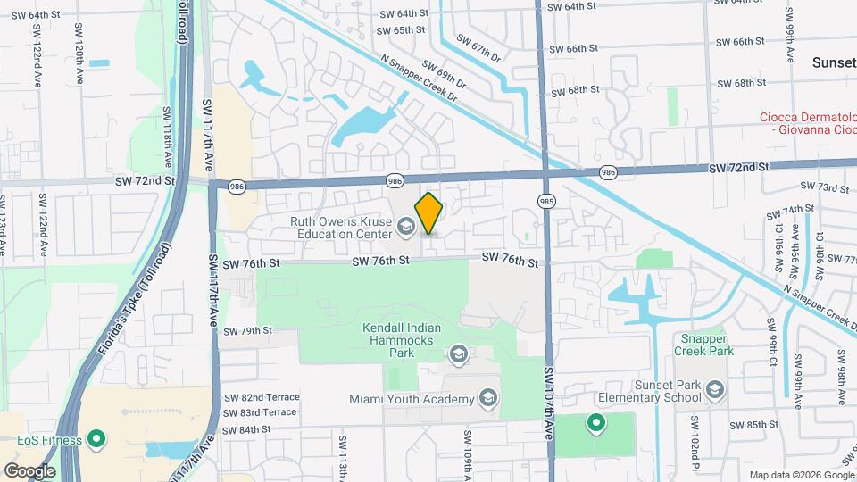 7502 SW 109th Pl Map and Location Details