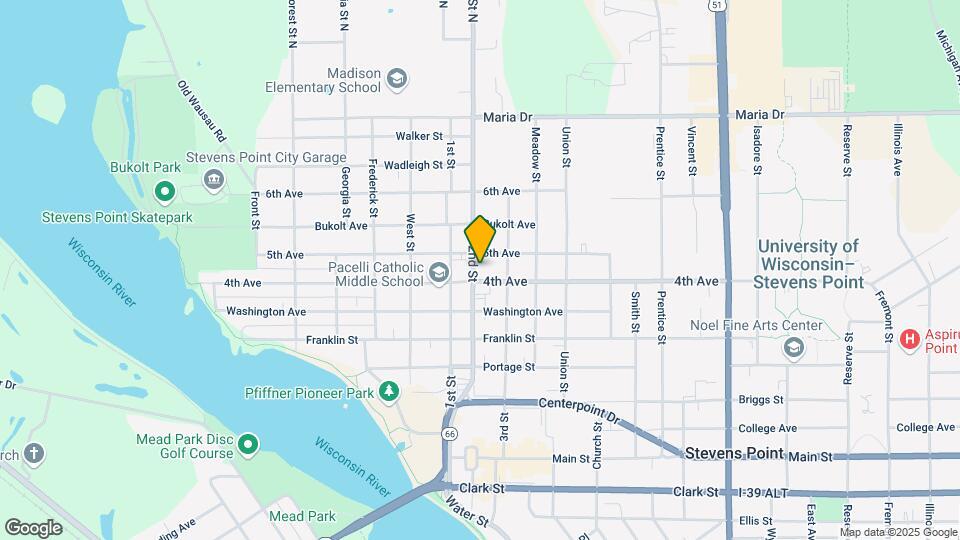 617 2nd St, Unit A Map and Location Details