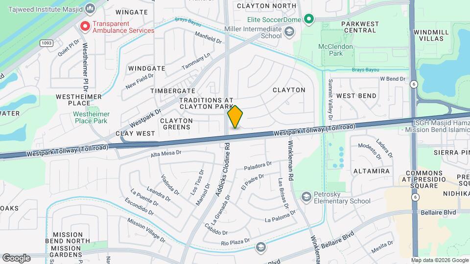 4010 Oak Terrace Ct Map and Location Details