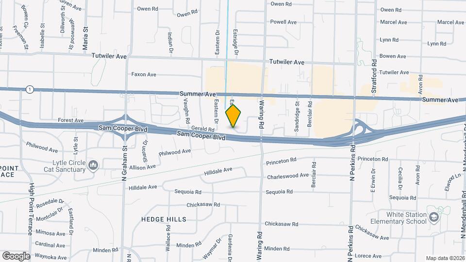 583 Estridge Dr Map and Location Details