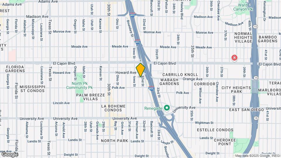 4160 32nd St Map and Location Details