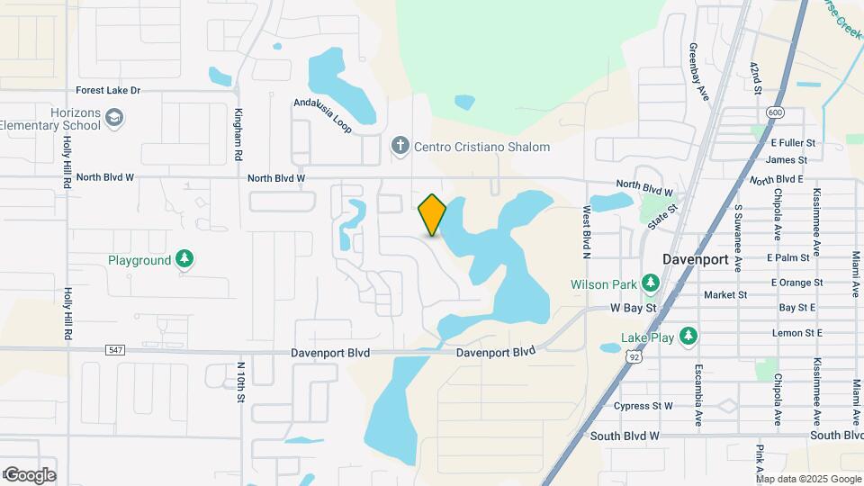 348 Lake Davenport Cir Map and Location Details